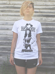 wonder woman vs. wonder bread t-shirt (fitted)