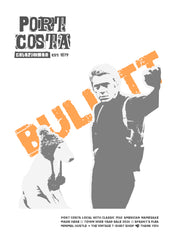 port costa, bullitt & steve mcqueen t-shirt