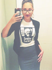 brooklyn fried bernie sanders t-shirt (fitted)