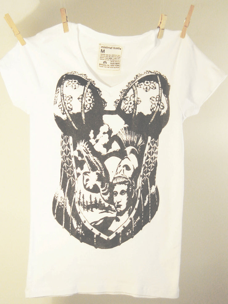 athena & owl, mastectomy tattoo t-shirt (fitted)