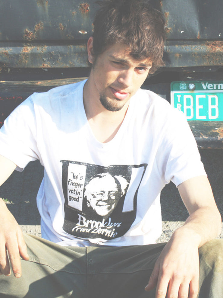 brooklyn fried bernie sanders t-shirt