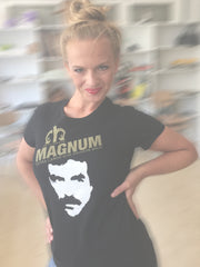 tom selleck, trojan 'magnum' pi t-shirt (fitted)