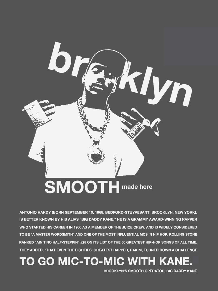 big daddy kane, bk smooth t-shirt