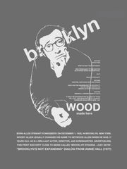 woody allen, bk wood t-shirt